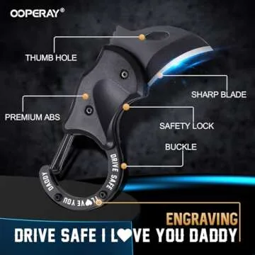 OOPERAY Father’s Day EDC Box Cutter - Essential Tool for Everyday Adventures