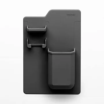 Tooletries Harvey Toothbrush & Razor Holder Charcoal