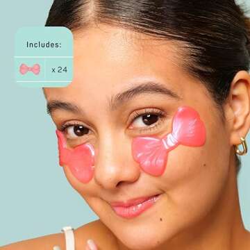 SpaLife PRETTY IN PINK UNDEREYE MASK & PIMPLE PATCH DUO – Hydrogel Undereye Patches for Dark Circles, Puffy Eyes – Hydrocolloid Pimple Patches – Valentine’s Day Gifts for Her - 42 Total Patches