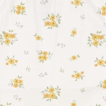 Gerber Baby Girls' Toddler Short-Sleeve and Sleeveless Dress Set, Bouquets