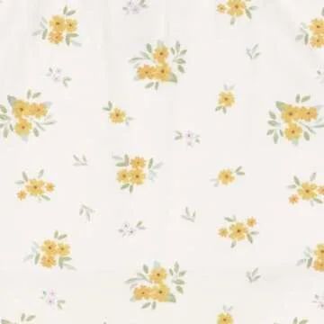 Gerber Baby Girls' Toddler Short-Sleeve and Sleeveless Dress Set, Bouquets