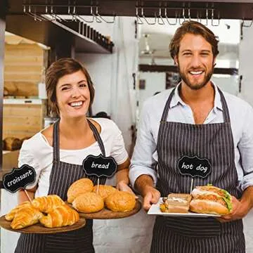 50 Pieces Chalkboard Cupcake Toppers for Events