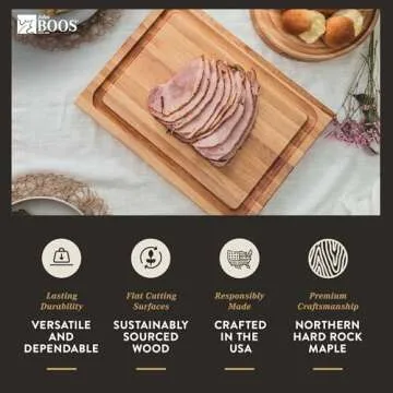 John Boos Reversible Cutting Board with Juice Groove 20x15