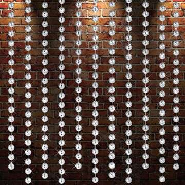 Hoolerry Disco Ball Beaded Curtain - Retro Party Decor