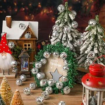 Hoolerry Disco Ball Beaded Curtain - Retro Party Decor