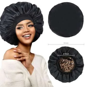Satin Sleep Bonnet - Reversible & Comfortable for Curly Hair