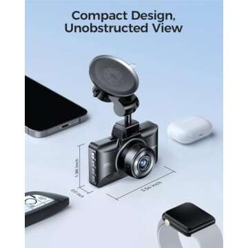 AZDOME M01 Max Dual Dash Cam with 4K Resolution