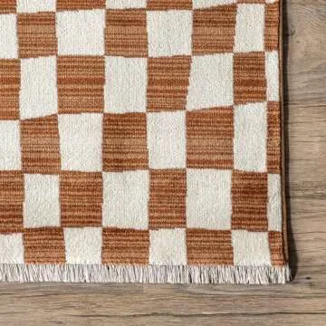 Stylish nuLOOM Fringed Indoor Area Rug, Durable & Easy Clean