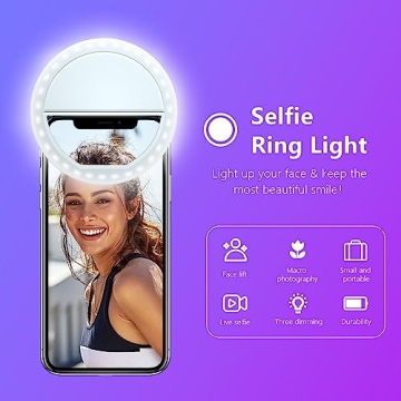 Whellen 36 LED Selfie Ring Light for Phone Tablet iPad