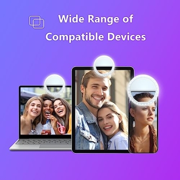 Whellen 36 LED Selfie Ring Light for Phone Tablet iPad