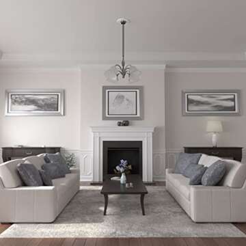 Ekena Millwork CM12AT Attica Ceiling Medallion, 12 3/4"OD x 4"ID x 1/2"P (Fits Canopies up to 4"), Primed White