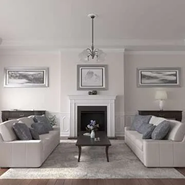 Ekena Millwork CM12AT Attica Ceiling Medallion, 12 3/4"OD x 4"ID x 1/2"P (Fits Canopies up to 4"), Primed White