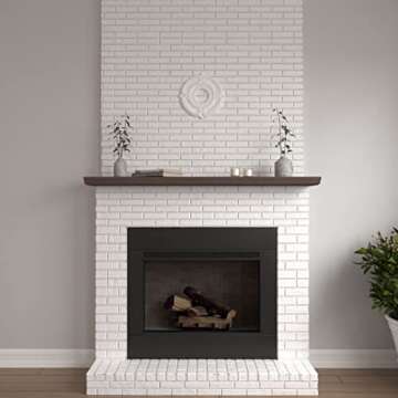 Ekena Millwork CM12AT Attica Ceiling Medallion, 12 3/4"OD x 4"ID x 1/2"P (Fits Canopies up to 4"), Primed White