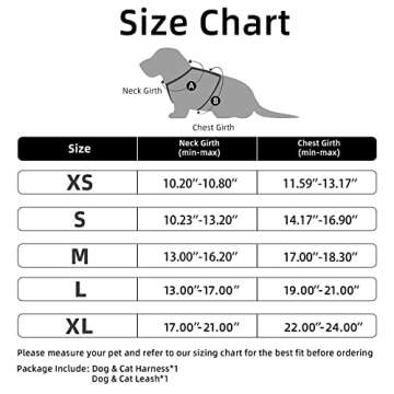 PINA Dog Harness for Small Dogs No Pull, Small Dog Harness and Leash Set, No Choke Breathable Mesh Dog Vest Harness, Lightweight Adjustable Small Medium Dog Harness - Easy to Put On and Take Off