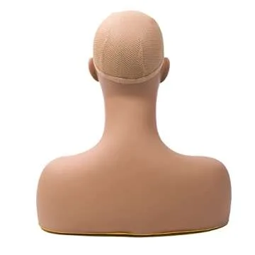 JINGFA Mannequin Head with Shoulder Display Manikin Head Bust for Wigs,Makeup,Beauty Accessories