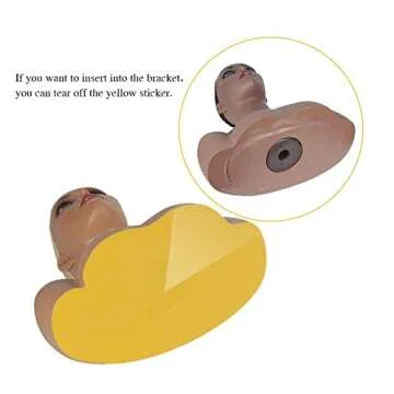 JINGFA Mannequin Head with Shoulder Display Manikin Head Bust for Wigs,Makeup,Beauty Accessories