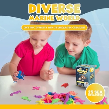 IPIDIPI Water Growing Sea Creature Toys for Kids