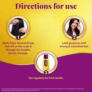 Bajaj Almond Drops Hair Oil - 475 ML (16.91 Floz.)