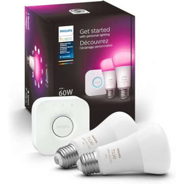Philips Hue Smart Light Starter Kit with Voice Control