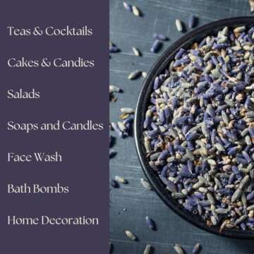 Bulk Dried Lavender Flowers for Culinary Uses and Gifts