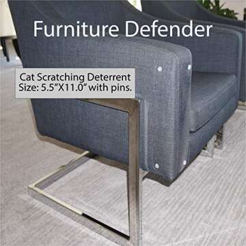 Furniture Defender Cat Scratch Deterrent No-Adhesive Guards