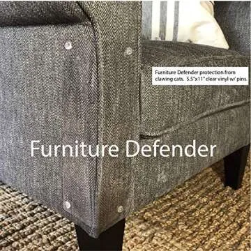 Furniture Defender Cat Scratch Deterrent No-Adhesive Guards