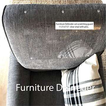 Furniture Defender Cat Scratch Deterrent No-Adhesive Guards