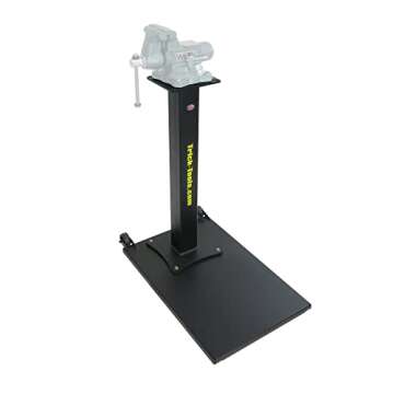 Trick-Tools Versa-Mount Heavy-Duty Mobile Vise and Grinder Floor Pedestal, Made in the USA