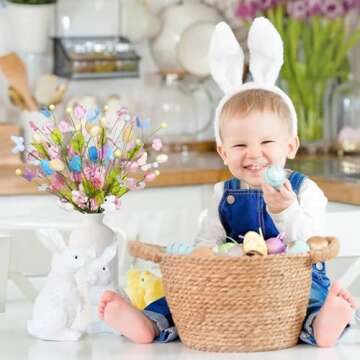 JIALEIXI Easter Decorations – 5PCS Spring Centerpiece Decor