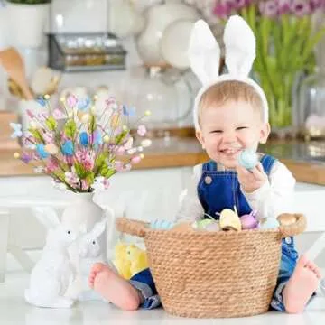 JIALEIXI Easter Decorations – 5PCS Spring Centerpiece Decor