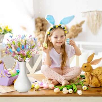 JIALEIXI Easter Decorations – 5PCS Spring Centerpiece Decor