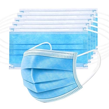 100 Pack Medical Disposable Face Masks - 3 Layer Protection for Daily Use