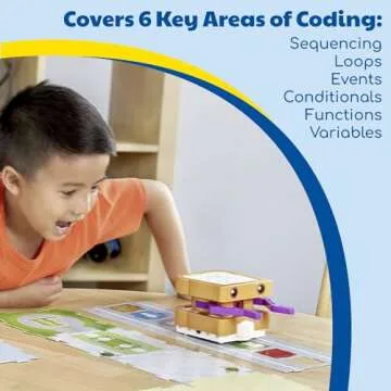 Kids First Coding & Robotics | No App Needed | Grades K-2 | Intro To Sequences, Loops, Functions, Conditions, Events, Algorithms, Variables | Parents’ Choice Gold Award Winner | by Thames & Kosmos