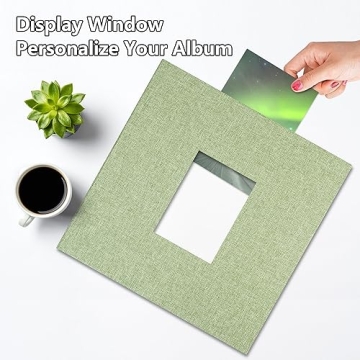 Yopih Linen Photo Album Holds 1000 4x6 Pictures Acid-Free