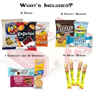 SnackBOX Sweet And Salty Care Package Variety Pack (13 COUNT) | Valentines Day Employee Appreciation...