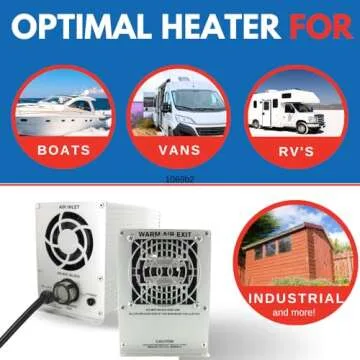 Versatile 800w Marine Certified Boat Engine Heater