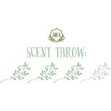 Aira Soy Candles - Organic, Kosher, Vegan, in Mason Jar w/Therapeutic Grade Essential Oil Blends - Hand-poured 100% Soy Candle Wax - Paraffin Free, Burns 110+ Hours -Relaxing Stress Relief -16 Ounces