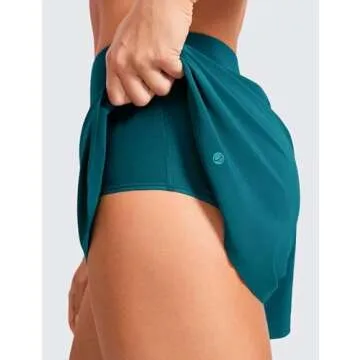 Buy CRZ YOGA Dolphin Athletic Shorts for Women Today