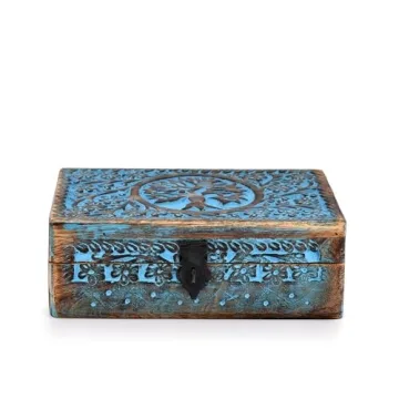 BHAVATU Wooden Jewelry Box - Elegant Storage Solution