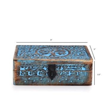 BHAVATU Wooden Jewelry Box - Elegant Storage Solution