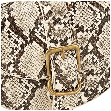 The Drop Women's Helen Saddle Crossbody Bag Sand, One Size