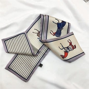 Ari & Aries Vegan Leather Shoulder Bag with Silk Scarf