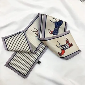 Ari & Aries Vegan Leather Shoulder Bag with Silk Scarf