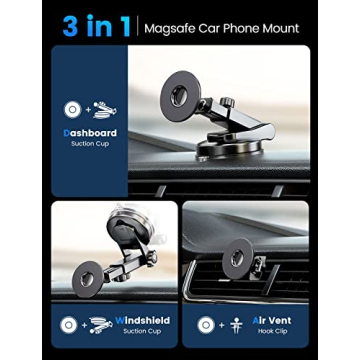Top eSamcore Retractable Car Mount for MagSafe Case