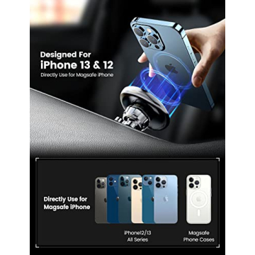 Top eSamcore Retractable Car Mount for MagSafe Case