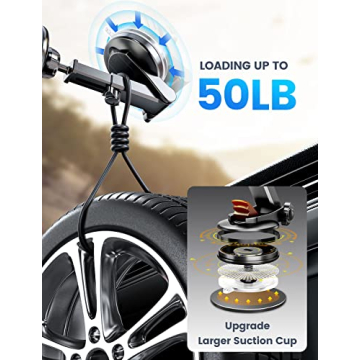 Top eSamcore Retractable Car Mount for MagSafe Case