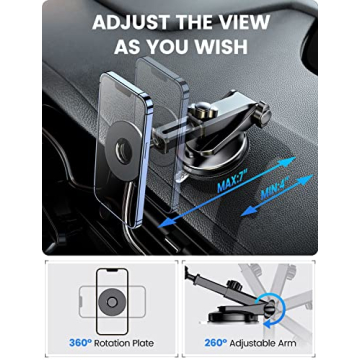 Top eSamcore Retractable Car Mount for MagSafe Case