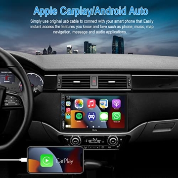 Hieha Car Stereo with Apple CarPlay and Android Auto