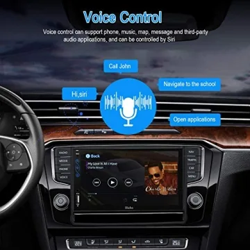 Hieha Car Stereo with Apple CarPlay and Android Auto