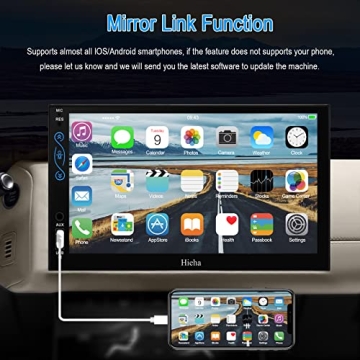 Hieha Car Stereo with Apple CarPlay and Android Auto